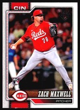 2026 Topps #143 Zach Maxwell RC Cincinnati Reds