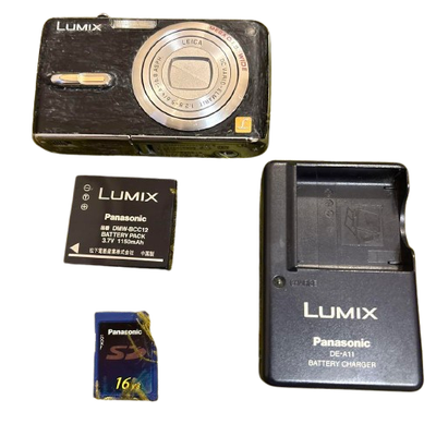 Panasonic LUMIX DMC-FX07 7.2MP Digital Camera - Red for sale
