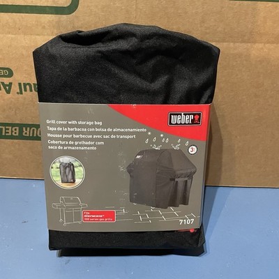 Weber 7107 Grill Cover With Storage Bag For Weber Genesis E  S Series Gas Grills