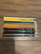 Vintage Writing Pencils, Buckskin, Onward, Nappco, Krazy Bones, Grip Stix