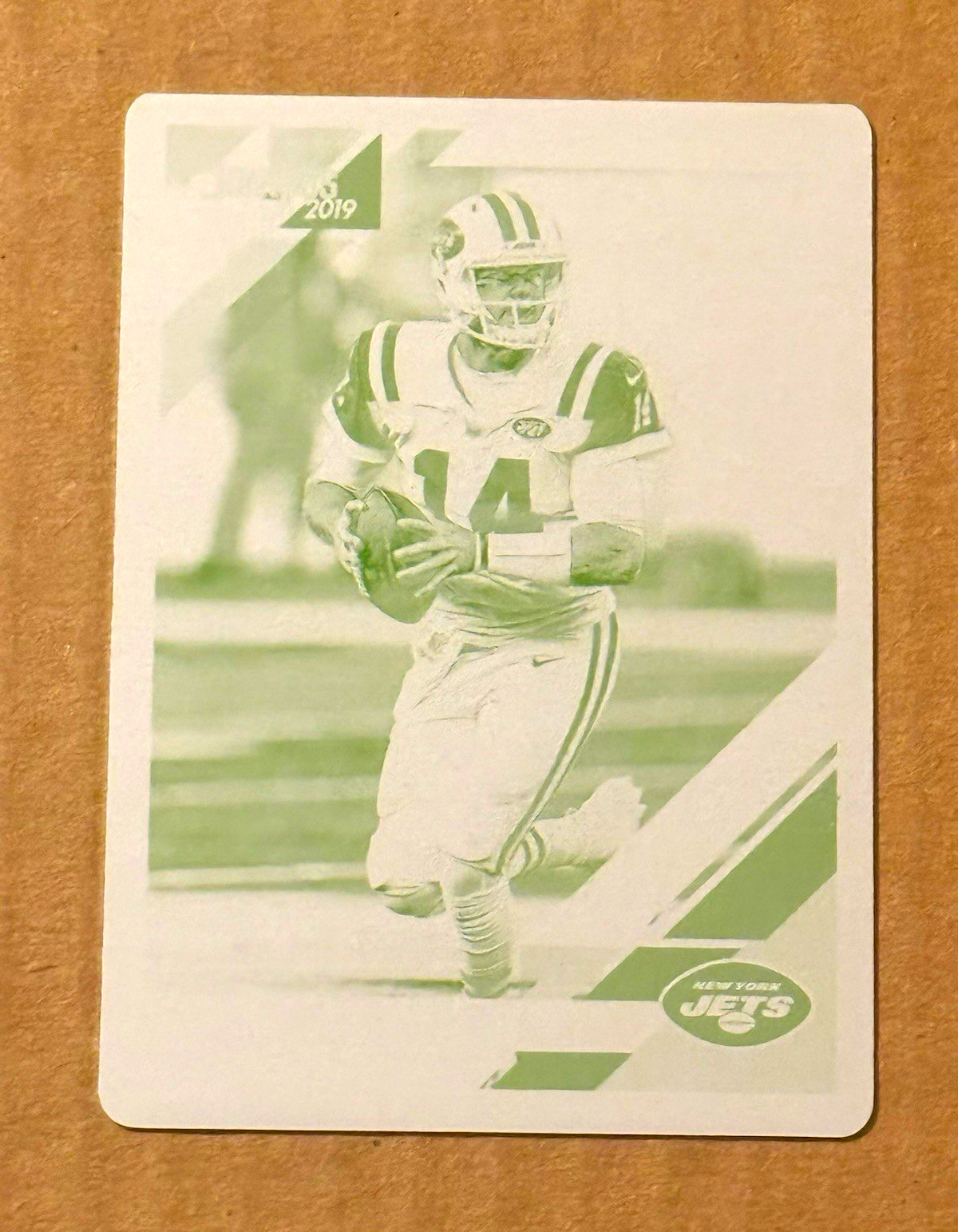 2019 Donruss Sam Darnold Yellow Printing Plate 1/1 Jets Seahawks QB #186