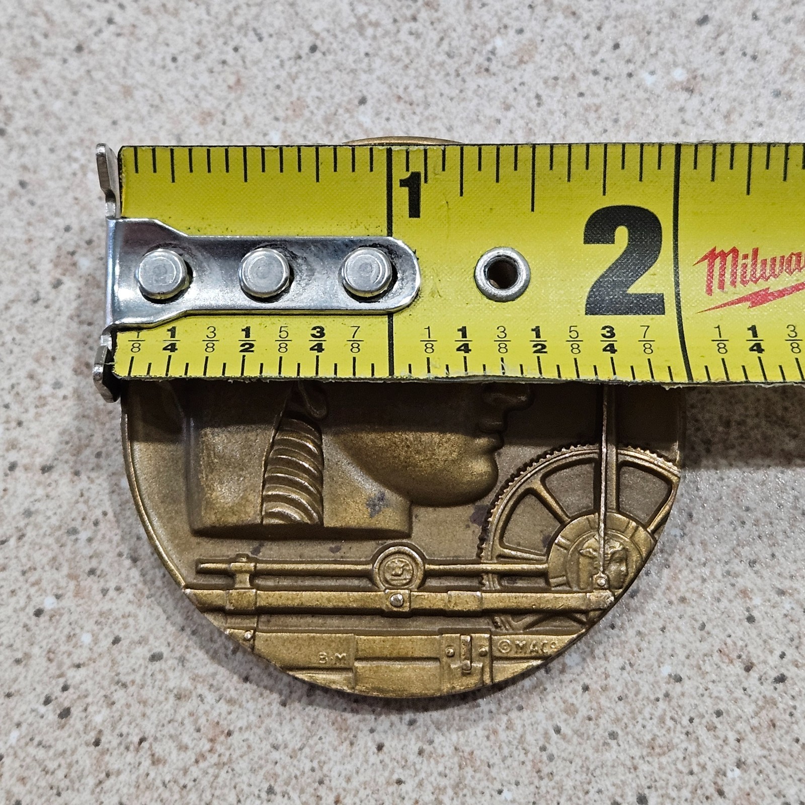 Vintage 1900-1950 Medallic Art Company 50th Anniversary 2 Inch Bronze Medallion