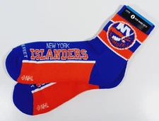 For Bare Feet Lil' Deuce NHL New York NY Islanders Large Socks (1 Pair) - NEW