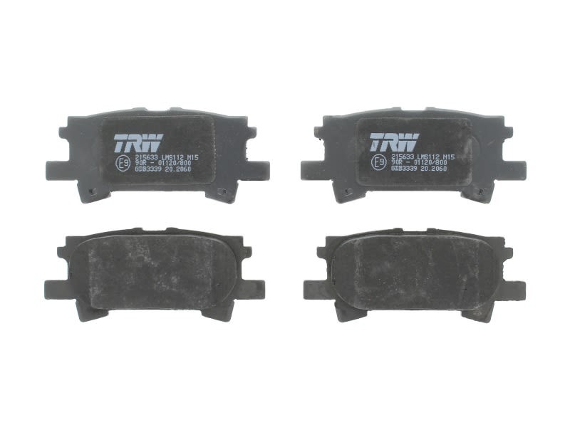 Plaquettes de frein TRW GDB3339 pour Lexus RX 3.0 de 2003