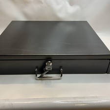 Drawer Server Cabinet Case 19 Inch Locking Rack Mount DJ secure box