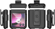 Belt Clip Phone Case Compatible with Motorola Moto RAZR plus 2023 Tough Su...