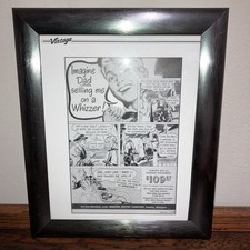 whizzer vintage motor bike pictures and others framed and ready to hang   12x10