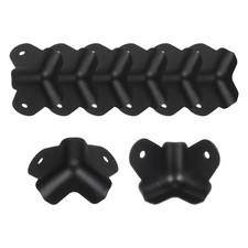 8 Pcs Speaker Cabinet Corners Protector 38x38x38mm Metal Guard Wrap Angle