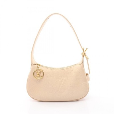 LOUIS VUITTON Mini Moon Handtasche M82519 Monogram Empreinte Leder Beige Gebr...