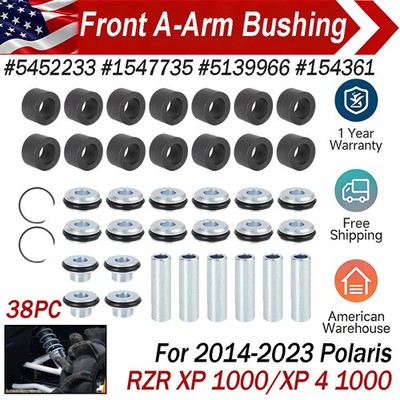 UHMW A-Arm Control Arm Bushing Kit For Polaris RZR XP XP 4 1000 2014-2023 38PCS