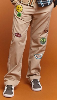 NWT Airwalk Patch Skateboard Chino Pants Forever 21 Khaki Tan Men Size 32