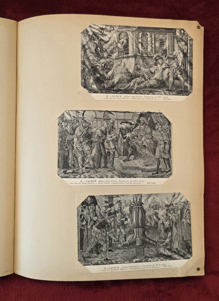 30x FRENCH ART Tapestry Postcards Album Carte Postale c1910 ND Phot ...