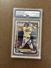 2024 Bowman Draft Blake Burke 1st Bowman Auto PSA Authentic Milwaukee Brewers