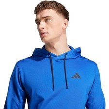 adidas Game  Go Climawarm Blue Hoodie Men's Athletic Pullover Size Medium