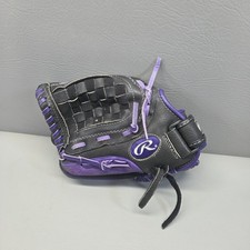 Rawlings HFP150BP Highlight Series 11.5" Youth Leather Baseball Glove RHT Black