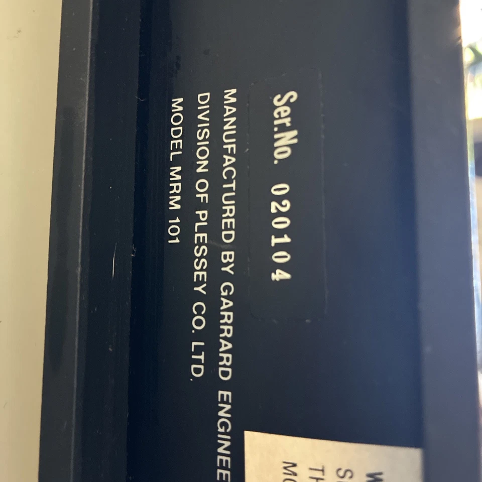 Módulo de recuperación de música Garrard modelo MRM 101 unidad de reducción de ruido de vinilo enciende Foto 2 de 2