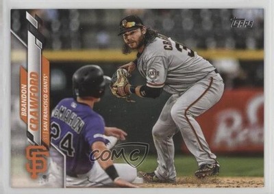 2020 Topps Advanced Stats 17/300 Brandon Crawford #236 0q5