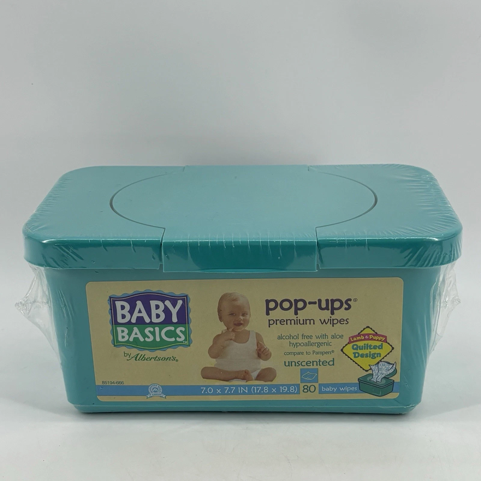 Baby Basics Pop Up Wipes Container Plastic NEW Vintage Refillable Storage
Opens in a new window or t