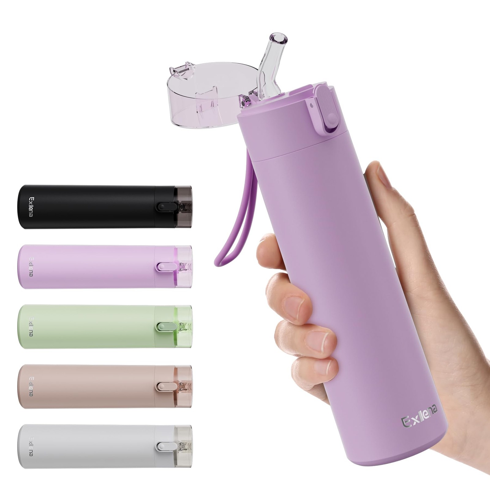 With Straw For Travel & School Use