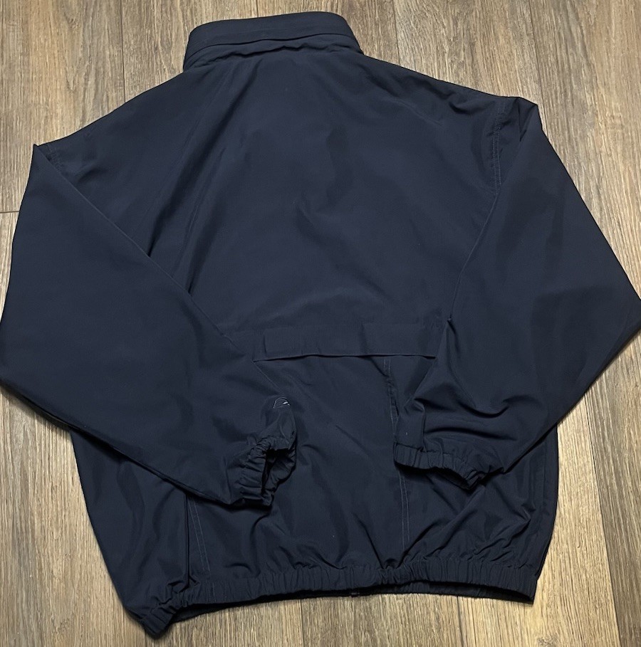VTG Reebok Golf Windbreaker Jacket Men Size M Full Zip Navy