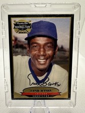 1999 Hillshire Farm Home Run Heroes Ernie Banks Auto SP w/ COA Chicago Cubs