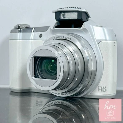 Olympus Stylus SZ-16 White 16MP Compact Camera 24x Zoom Dual IS Full HD - Photo 1/4