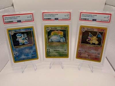 Pokémon SEQUENTIAL 6'S BIG THREE! Charizard, Blastoise, Venusaur