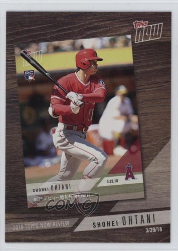 2019 Topps 2018 Topps Now Review Shohei Ohtani #TN-3 e7b