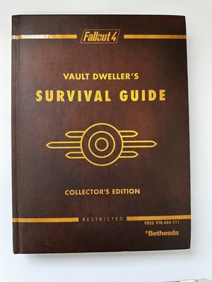 Fallout 4 Vault Dwellers Survival Guide BOOK ONLY Collector's edition hardcover
