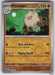 Primeape 057/165 Reverse Holo Uncommon - Scarlet & Violet 151