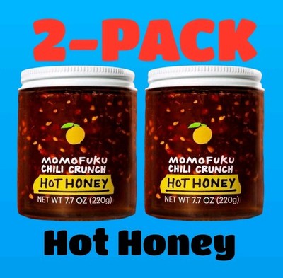 MOMOFUKU HOT HONEY CHILI CRUNCH 7.7oz Each 2 Pack
