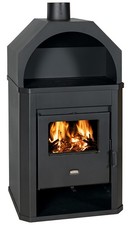 "Stufa a legna PRITY D 15,9 kW | Riscaldatore efficiente | Canna fumaria Ø150...