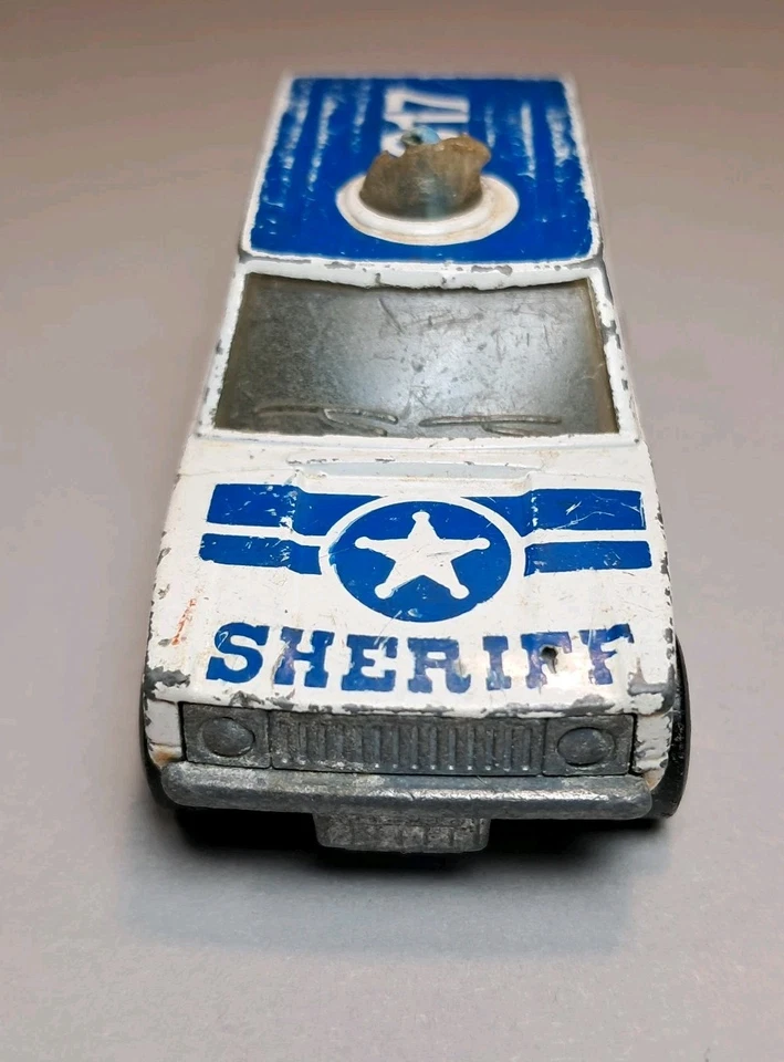 Vtg. 1975 Matchbox Rolamatics Range Rover Sheriff 017 Police Patrol 1:64 - Image 2 of 4