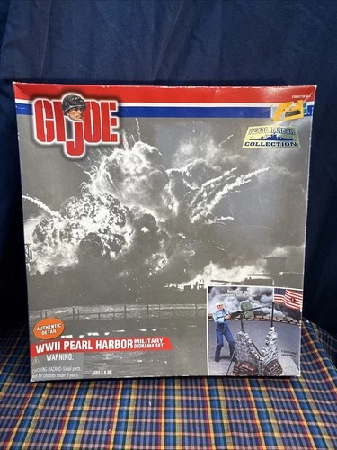 WWII Pearl Harbor Diorama set (Vintage GI Joe, Hasbro)     S4
