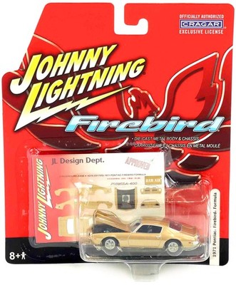 1:64 Johnny Lightning 1971 Pontiac Firebird Formula gold metallic Firebird 