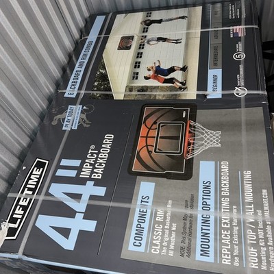 Lifetime 90703 44 inch Impact Backboard and Rim Basketball Combo
