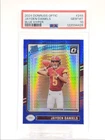 JAYDEN DANIELS 2024 DONRUSS OPTIC RATED ROOKIE BLUE HYPER E RC PSA 10 Q0004