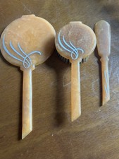 Antique Art Deco 1920s Bakelite Vanity Set