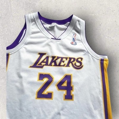  NBA LAKERS KOBE BRYANT 24 ロンT Vintage Champion Lakers Kobe Bryant 24 8 NBA Jersey LA Lakers