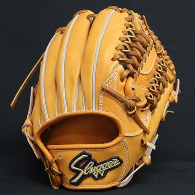 Slugger プロフェッショナル グローブ KUBOTA Slugger Baseball Hard Glove Infield 11.6inch Made In JAPAN