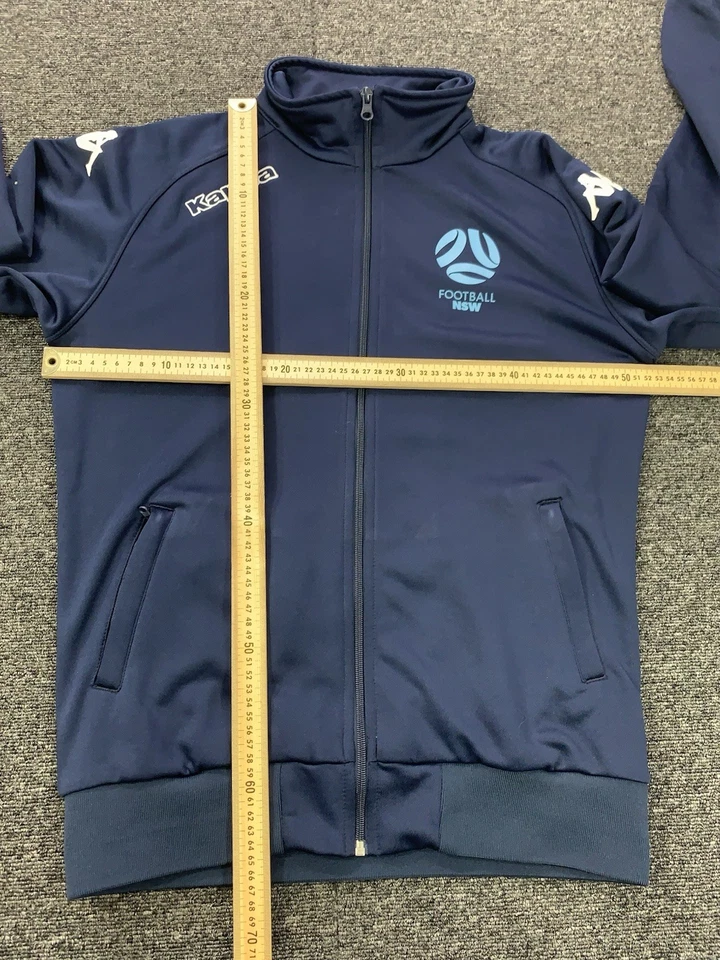 Kappa Football NSW Men's Track Jacket Full Zip Blue - Image 4 of 4