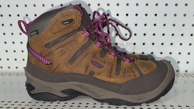 KEEN Circadia Mid Womens Leather WP Athletic Outdoor Hiking Boots Size 7.5 Brown
