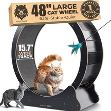 Large Indoor Cat Exercise Wheel 48 Inch 45 lbs