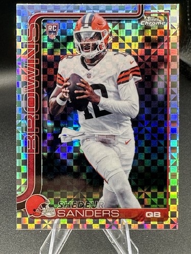 2025 Topps Chrome - Rookies Shedeur Sanders #315 X-Fractor (RC)