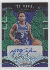 2019-20 Panini Prizm Signatures FOTL Green Shimmer 17/25 Yogi Ferrell Auto 0ie5