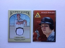 2011 Topps Gypsy Queen Relics Scott Rolen #GQR-SC HOF + 2003 Chrome /1954