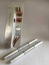 2 It Cosmetics Brow Power Brow Pencil-Taupe .0018 oz 2 pack Travel  NEW in box