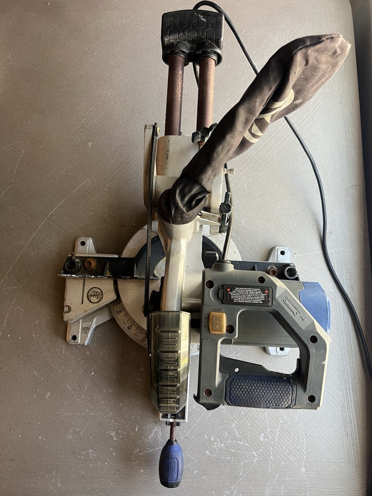 Kobalt 7-1/4 in Corded Electric Miter Saw 120V Model 0358937