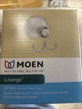 Moen - Lounge - Double Robe Hook - Chrome - DN7703CH - New