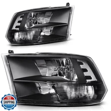 AUTOSAVER88 Headlights Assembly Compatible with 2009-2018 Dodge Ram 1500 2500